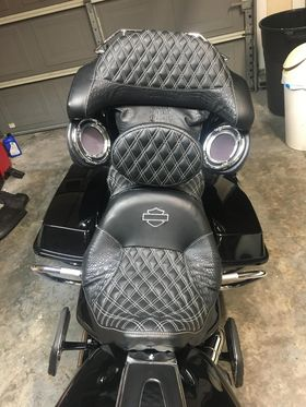 Seat Cover, Backrest Cover and Tourpack to match
