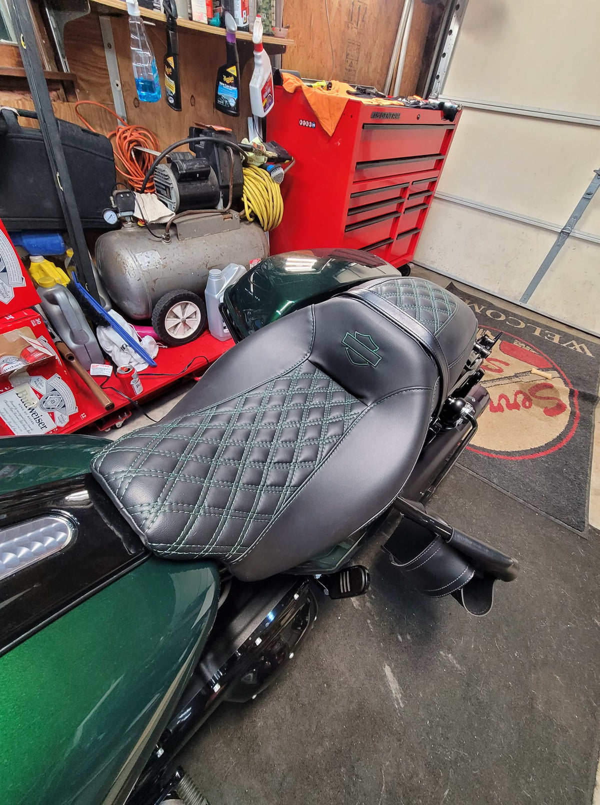 Seat cover & Backrest cover (with custom embroidery)