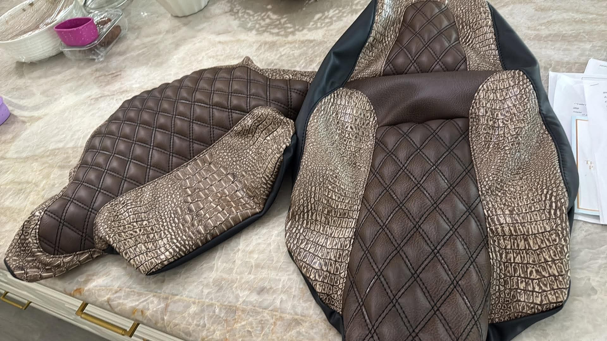 Seat Cover with matching backrest and razor tourpack